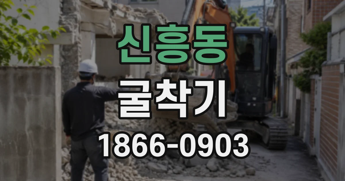 신흥동 굴착기