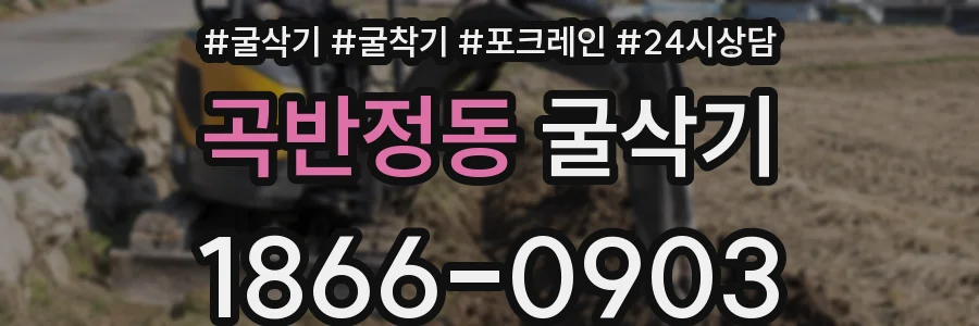 곡반정동 굴삭기