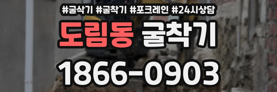 도림동 굴착기