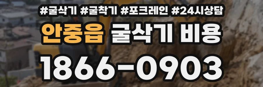 안중읍 굴삭기 비용