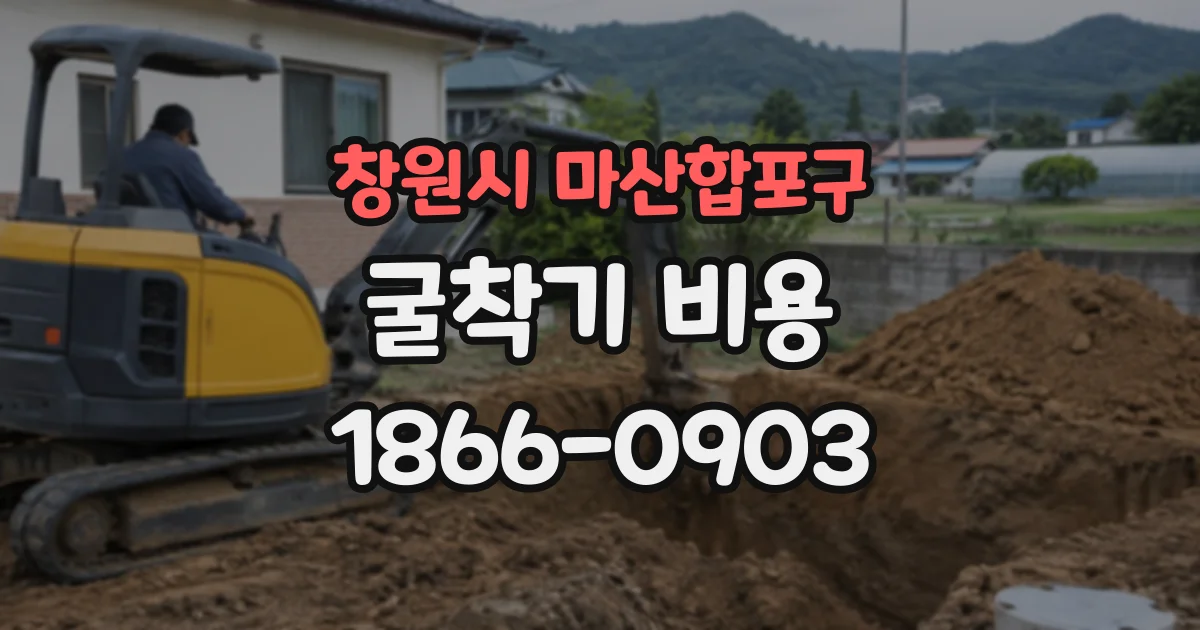 창원시 마산합포구 굴착기비용