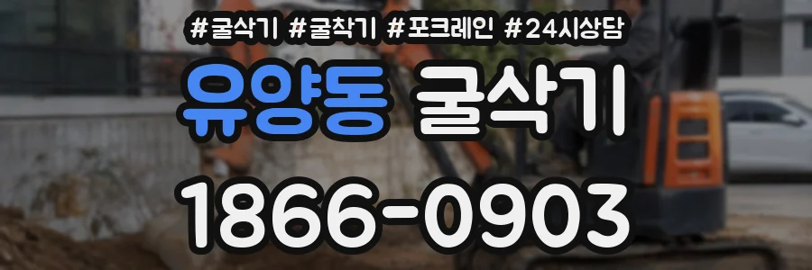 유양동 굴삭기