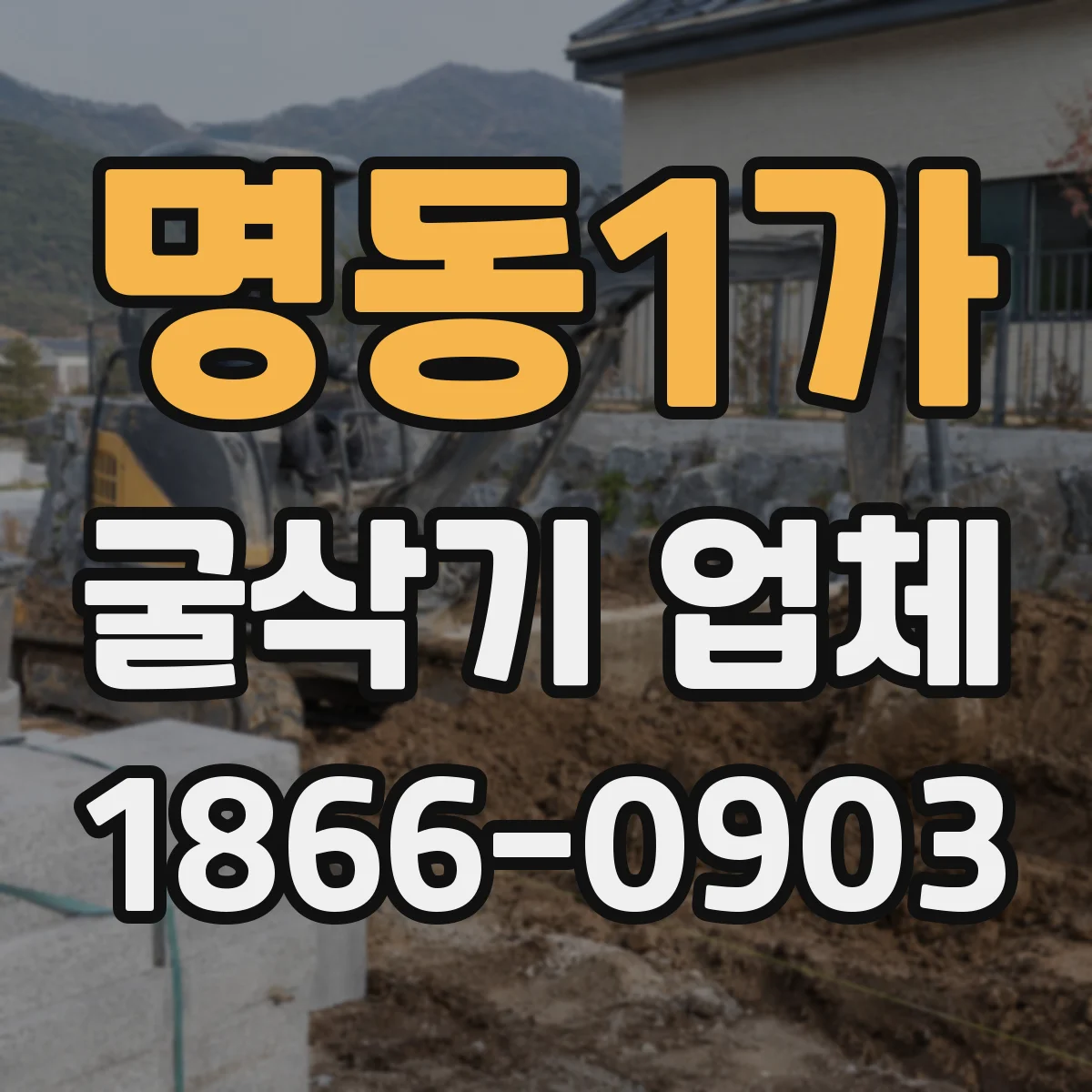 명동1가 굴삭기 업체