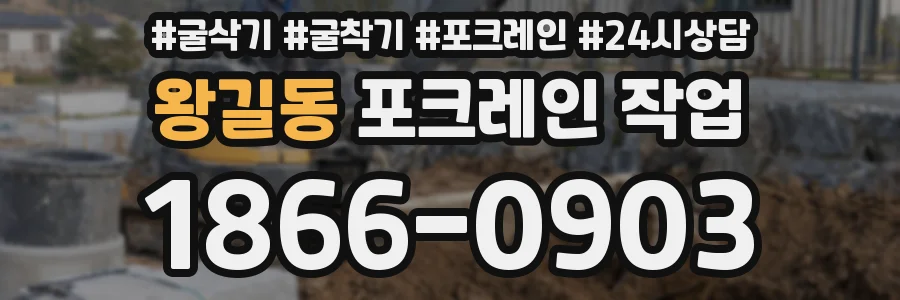 왕길동 포크레인 작업