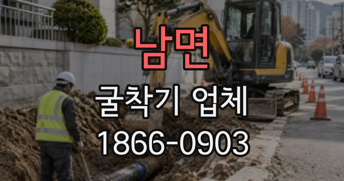 남면 굴착기업체