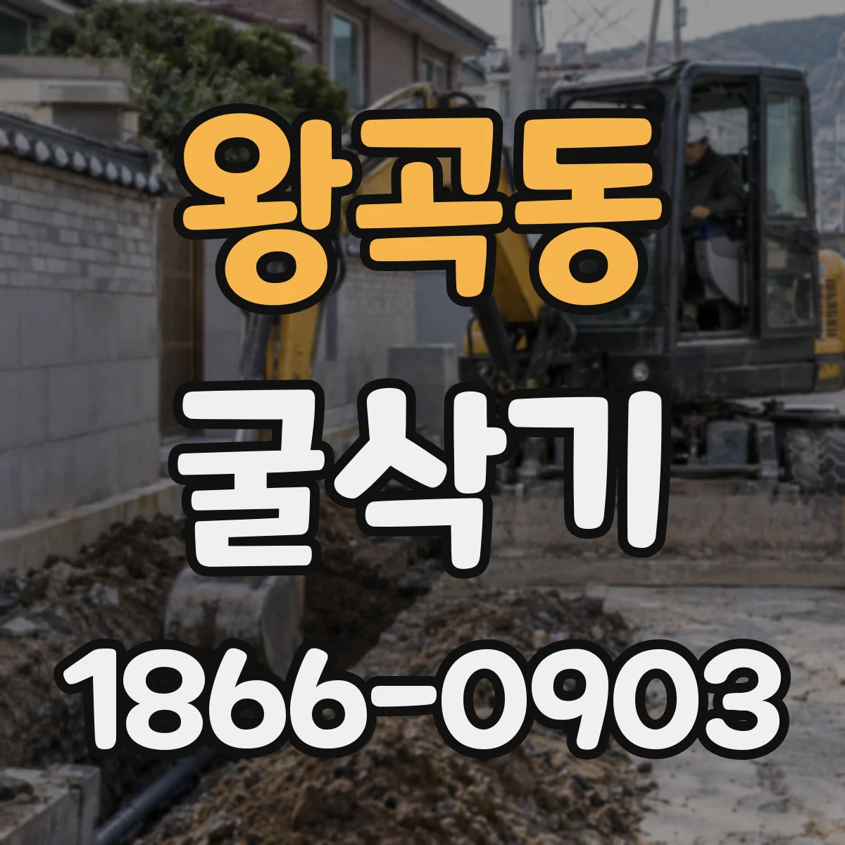 왕곡동 굴삭기