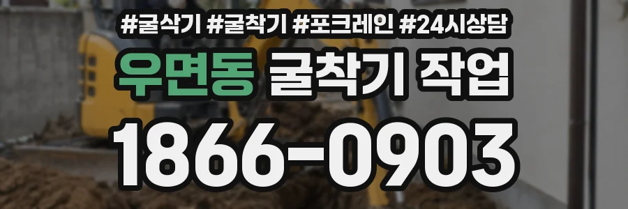 우면동 굴착기 작업