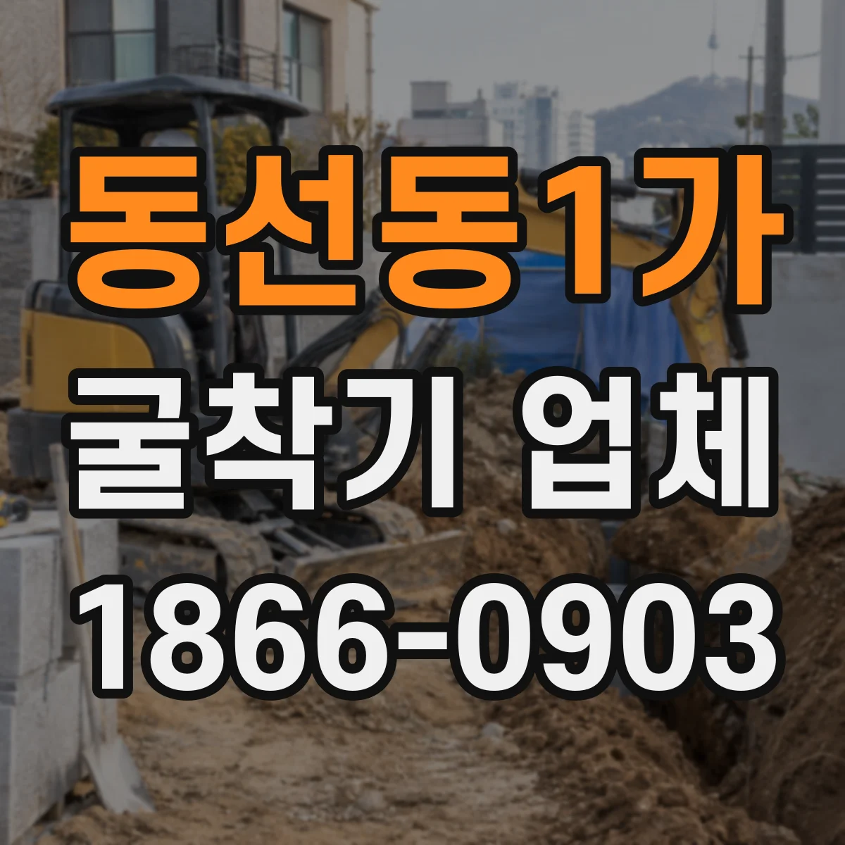 동선동1가 굴착기 업체