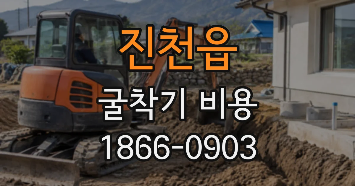 진천읍 굴착기비용