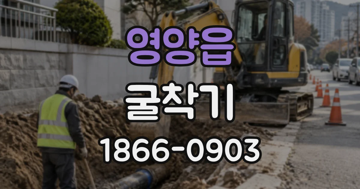 영양읍 굴착기