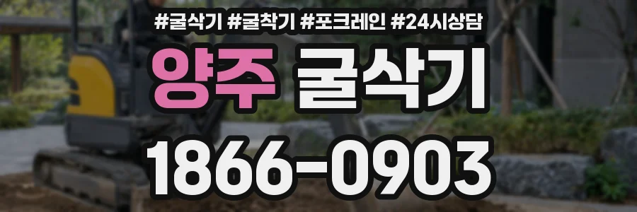 양주 굴삭기