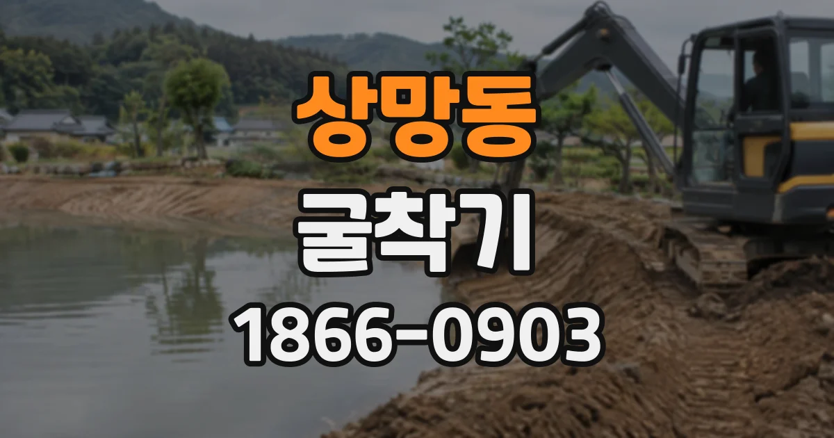 상망동 굴착기