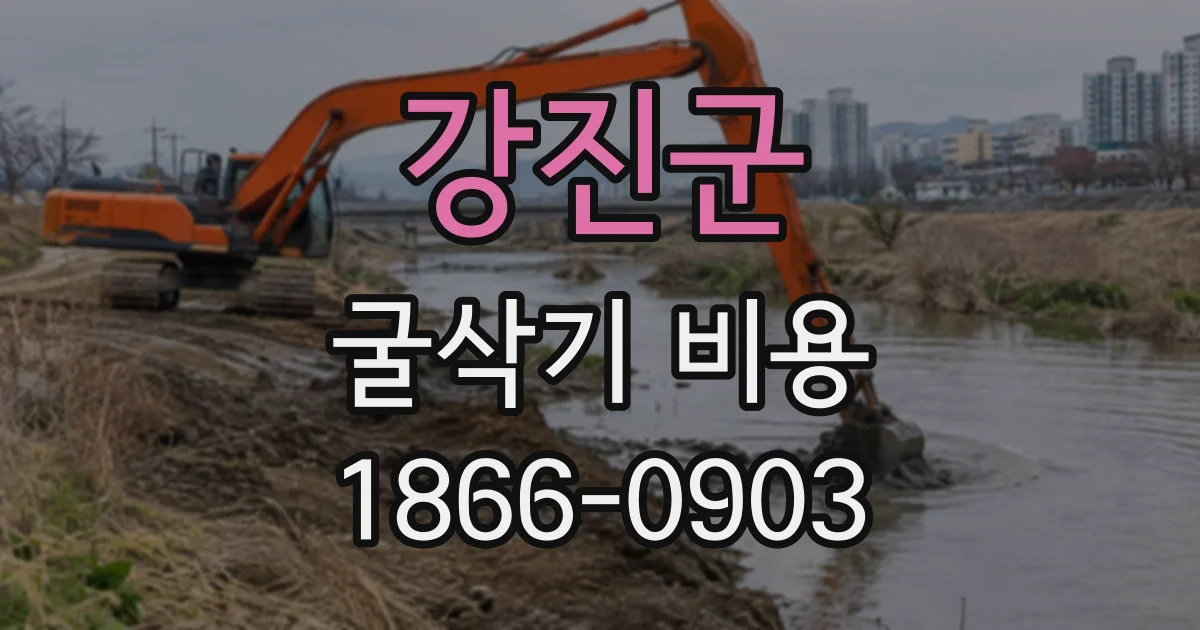 강진군 굴삭기비용
