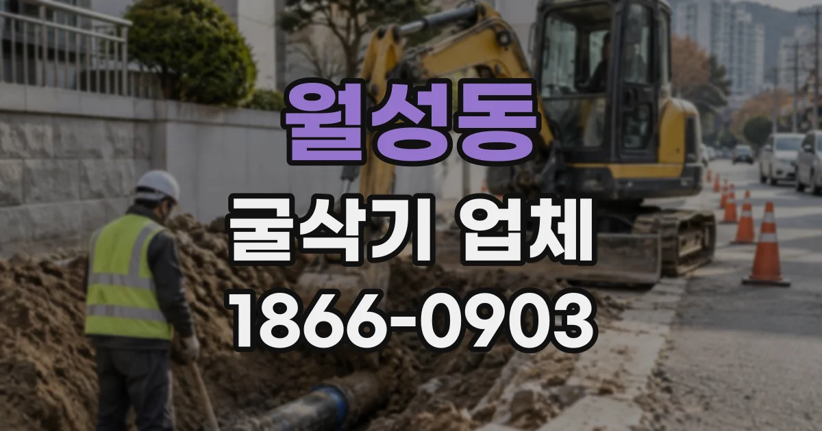 월성동 굴삭기업체
