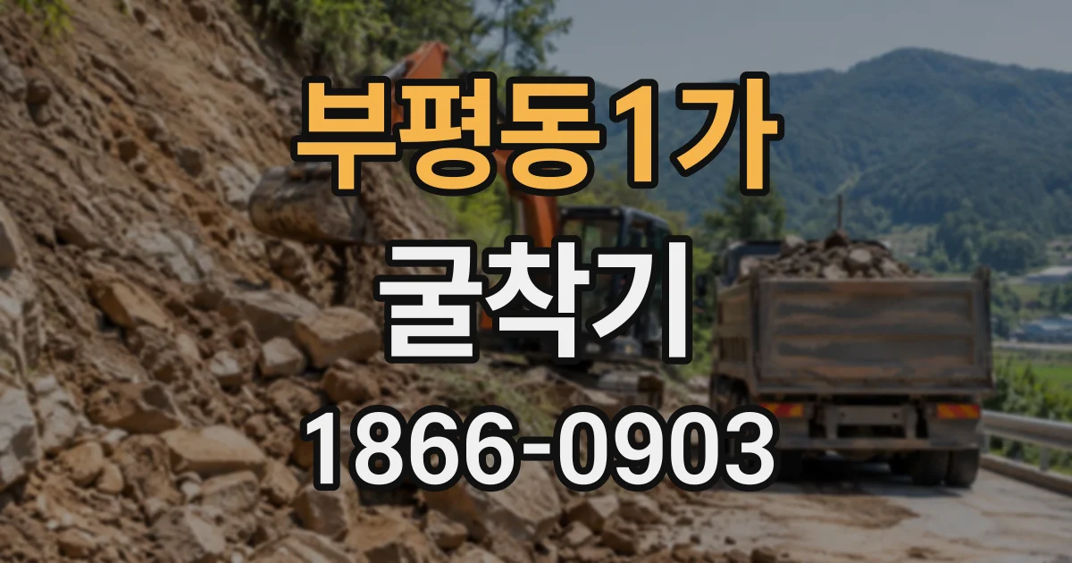 부평동1가 굴착기