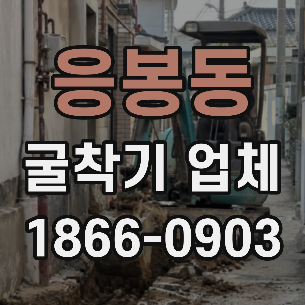 응봉동 굴착기 업체