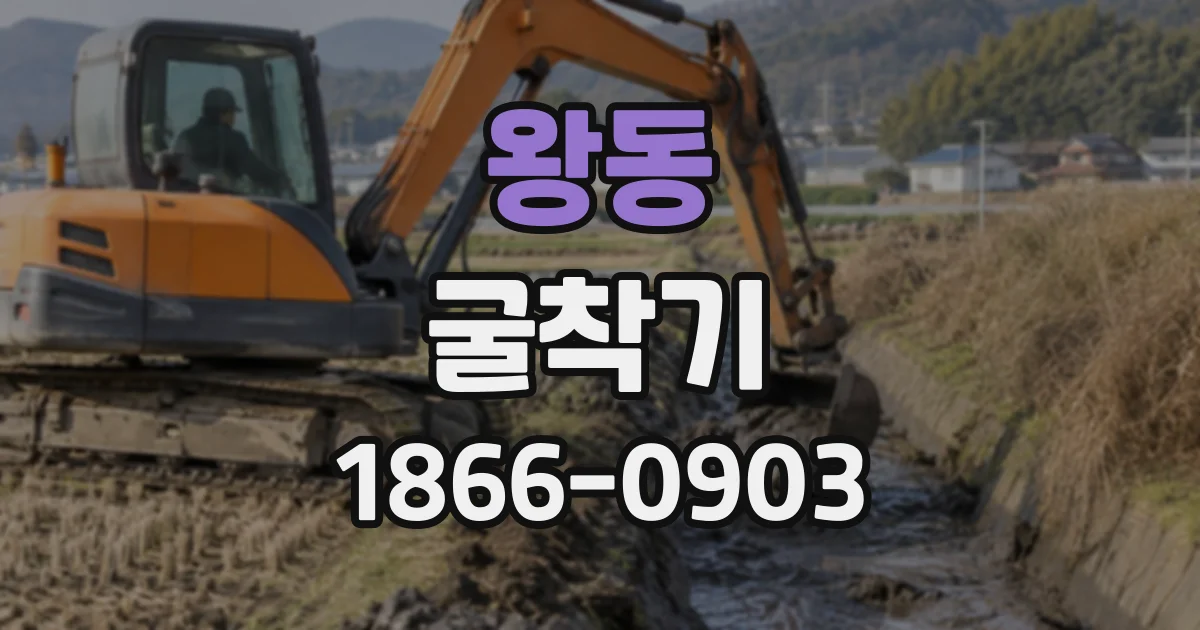 왕동 굴착기