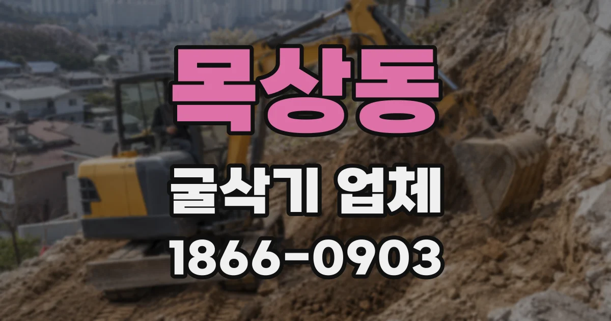 목상동 굴삭기 업체