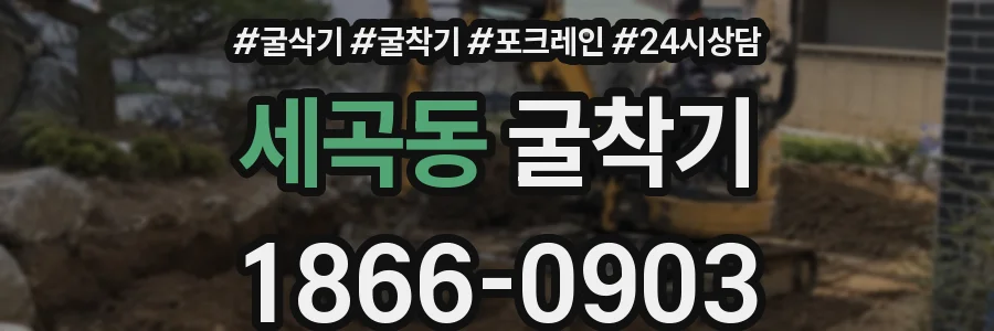 세곡동 굴착기