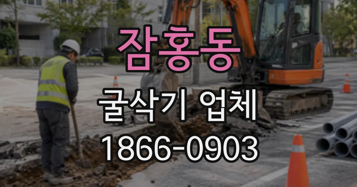 잠홍동 굴삭기업체