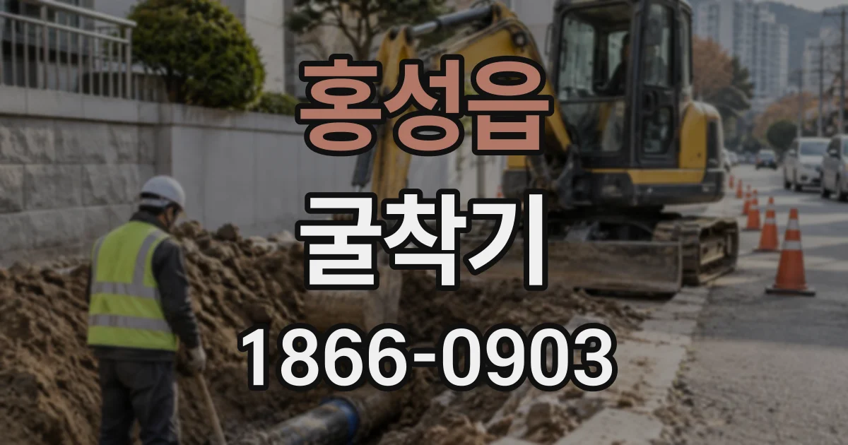 홍성읍 굴착기