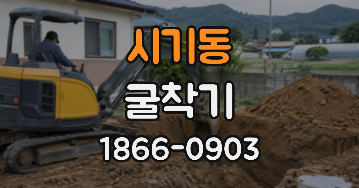 시기동 굴착기