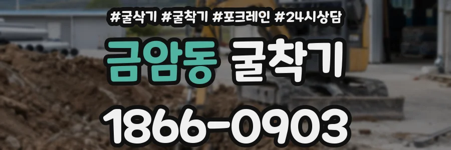금암동 굴착기
