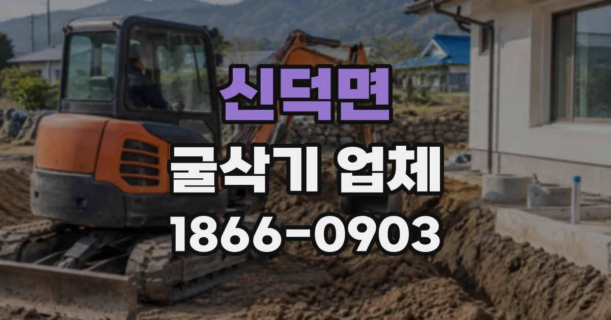 신덕면 굴삭기업체