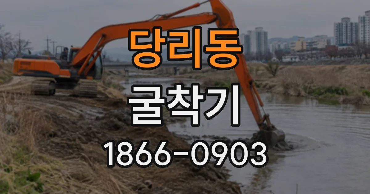 당리동 굴착기