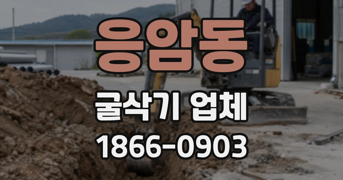 응암동 굴삭기 업체