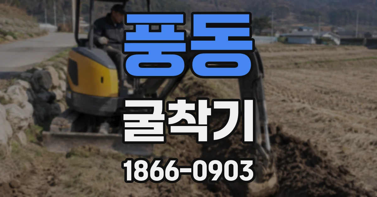 풍동 굴착기