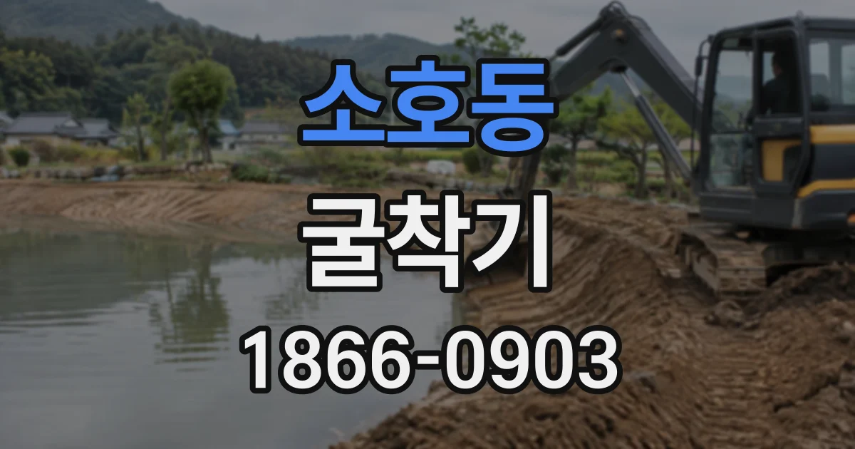 소호동 굴착기