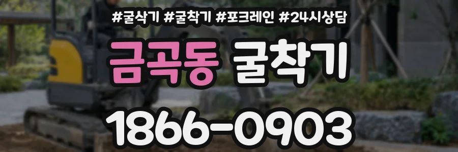 금곡동 굴착기