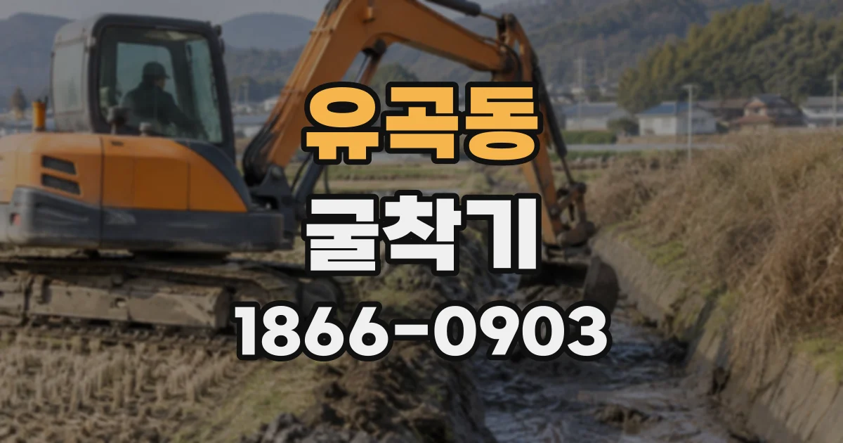 유곡동 굴착기