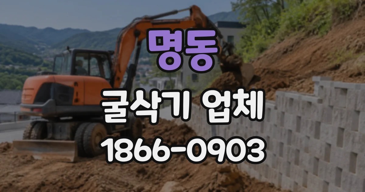 명동 굴삭기업체