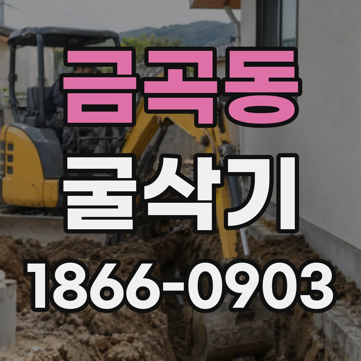 금곡동 굴삭기