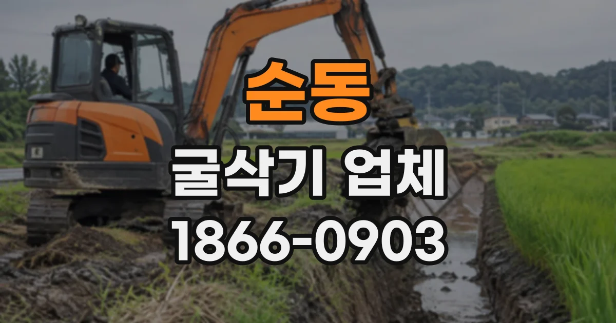 순동 굴삭기업체