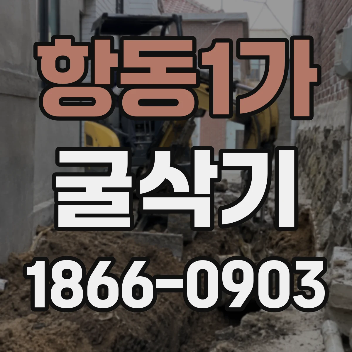 항동1가 굴삭기