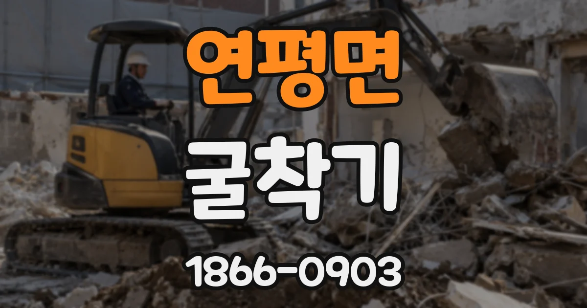 연평면 굴착기