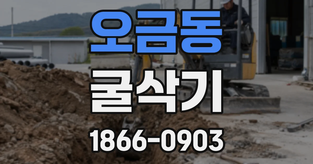 오금동 굴삭기