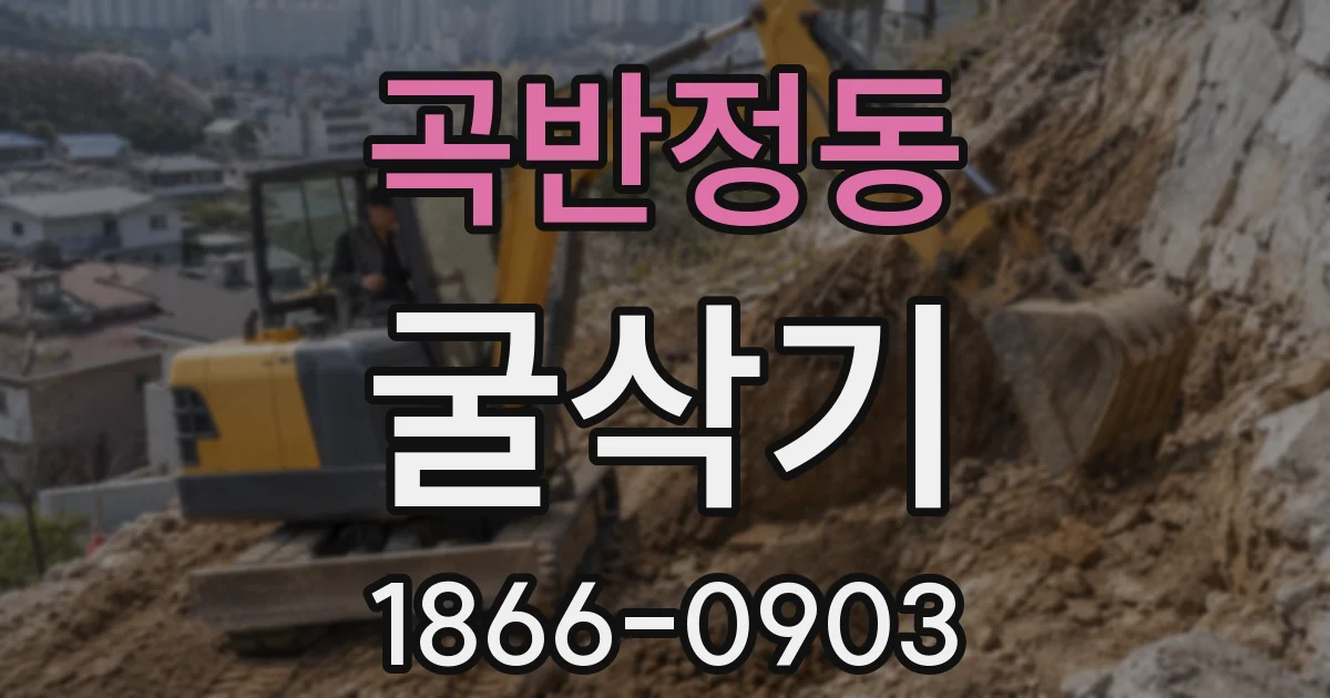 곡반정동 굴삭기