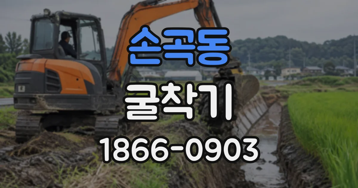 손곡동 굴착기