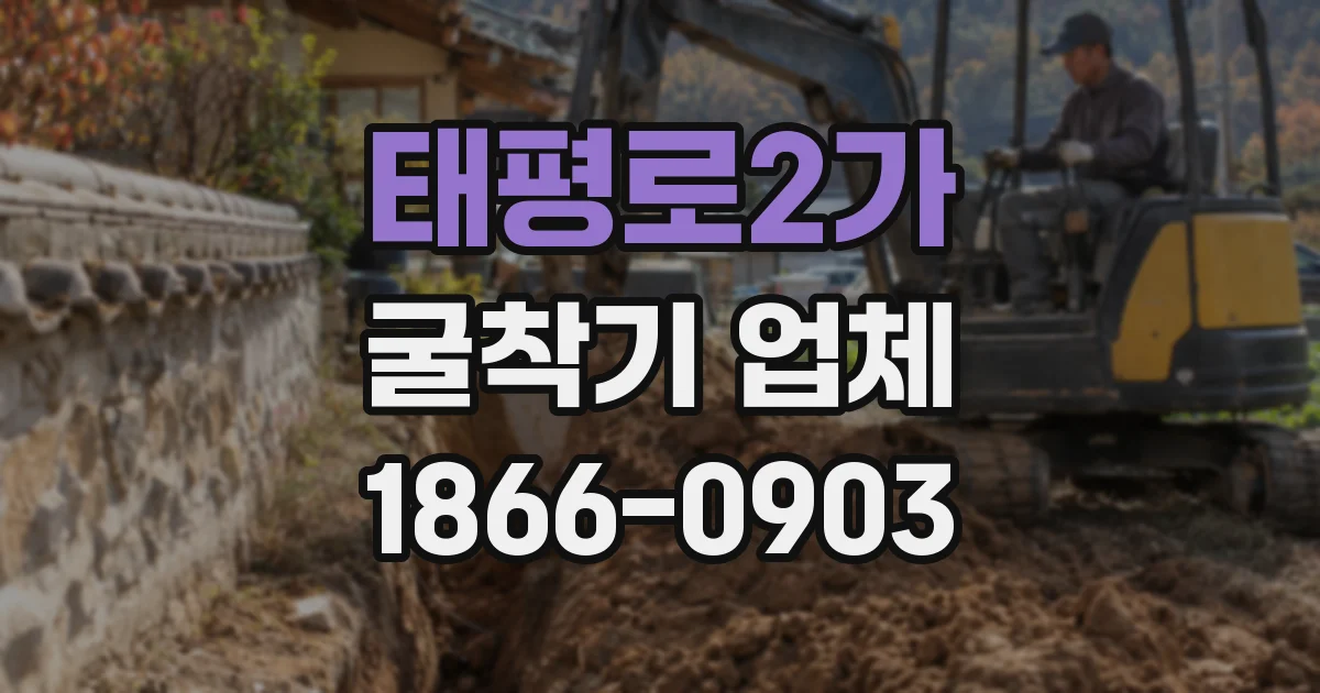 태평로2가 굴착기 업체
