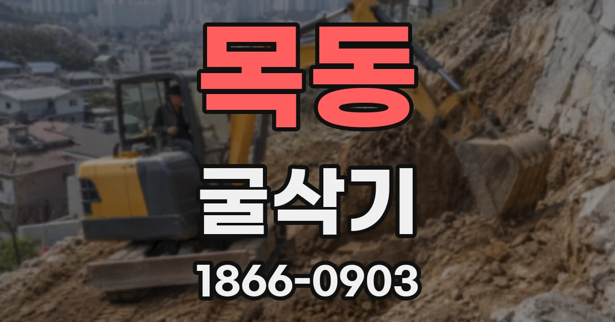 목동 굴삭기