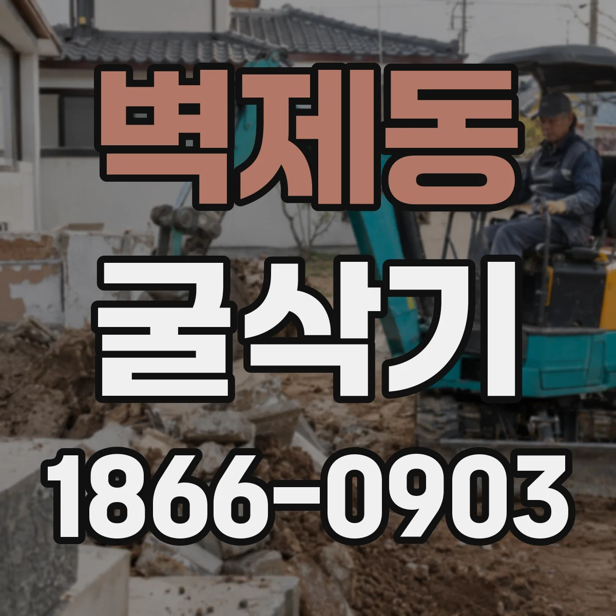 벽제동 굴삭기