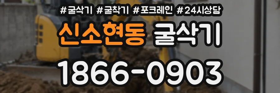 신소현동 굴삭기