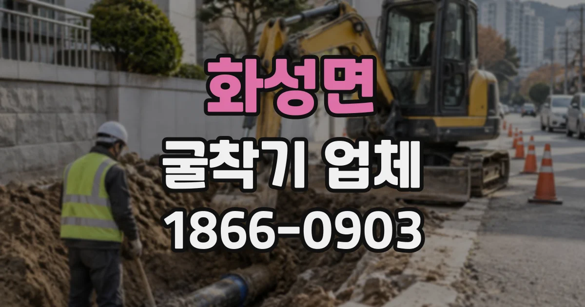 화성면 굴착기업체