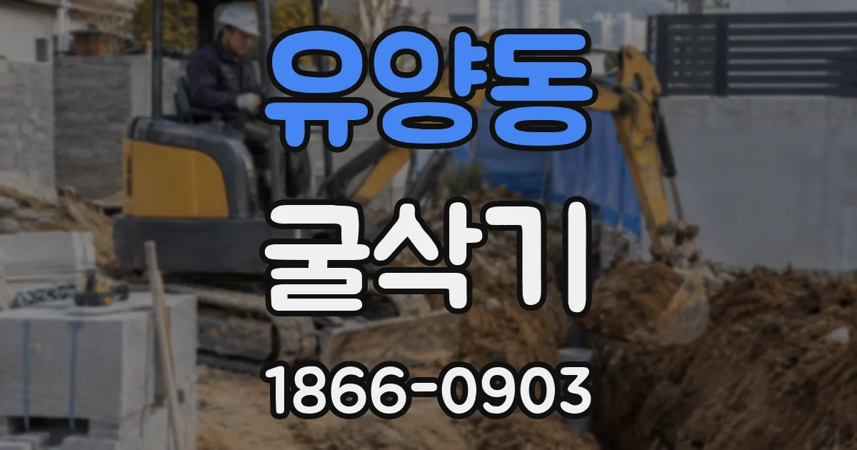 유양동 굴삭기