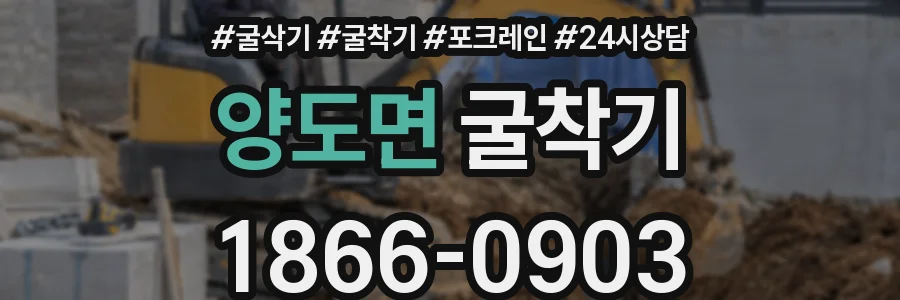 양도면 굴착기