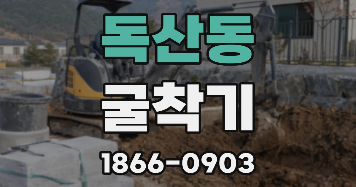 독산동 굴착기